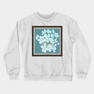 Evelyn Flowers framed 1 Crewneck Sweatshirt